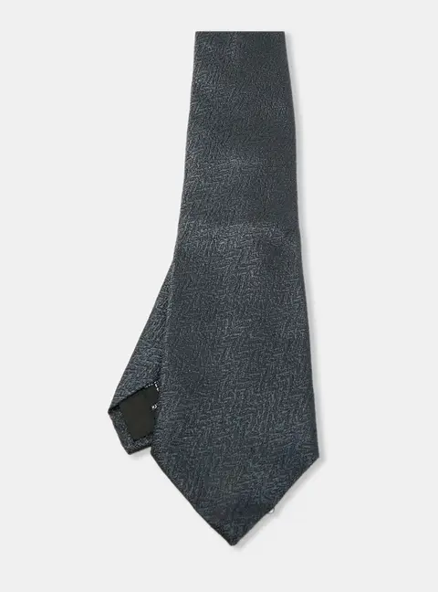 S.T. Dupont Blue Jacquard Traditional Tie