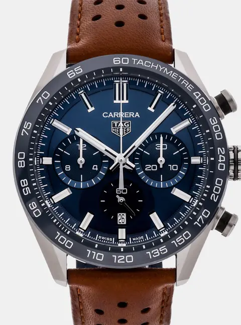 Tag Heuer Carrera CBN2A1A.FC6537 Blue Ceramic Automatic Men's Wristwatches 44mm