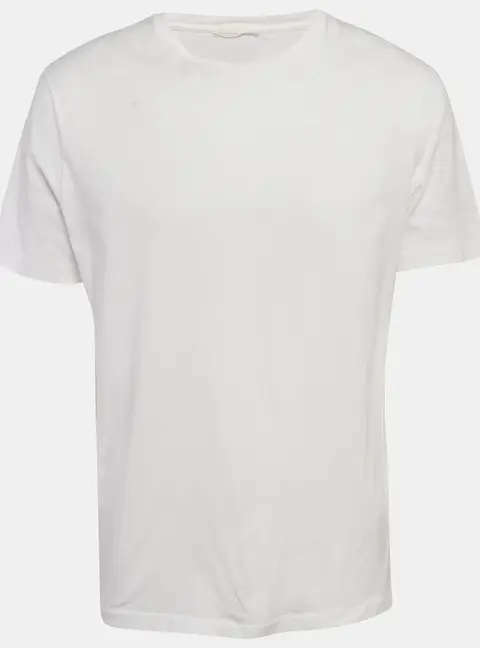 The Row White Jersey Crewneck T-Shirt XL