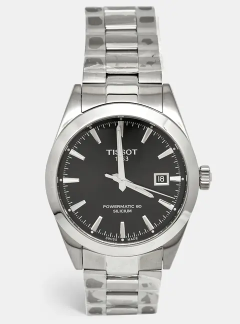 Tissot Gentleman T127.407.11.051.00 Black Dial Stainless Steel Men's Wristwatch 40 mm