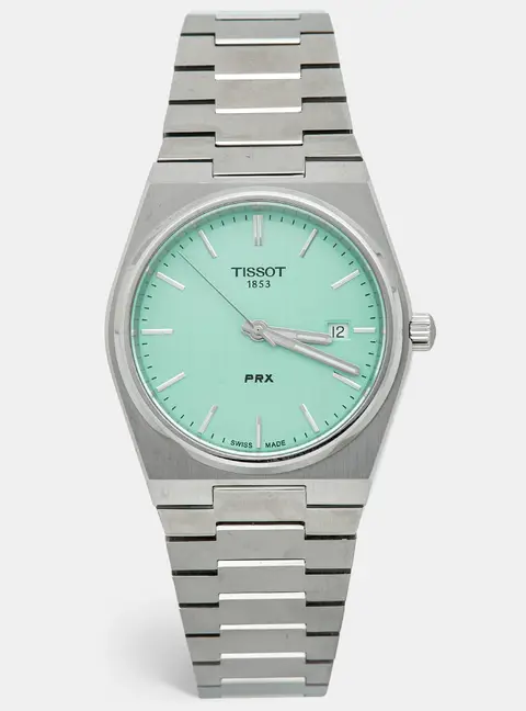 Tissot PRX T137.410.11.091.01 Light Green Dial Stainless Steel Men's Wristwatch 40 mm
