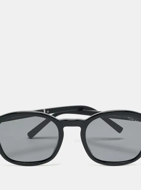 Tom Ford Black Polarized TF1020-N Jayson Square Sunglasses