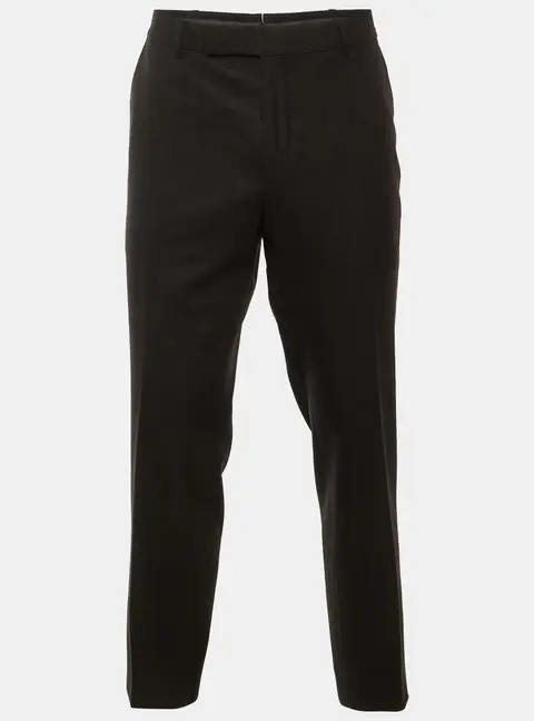 Tom Ford Black Wool Straight Leg Pants 3XL