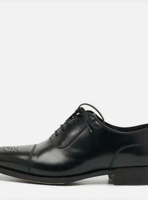 Tom Ford Size 39 Black Leather Oxfords