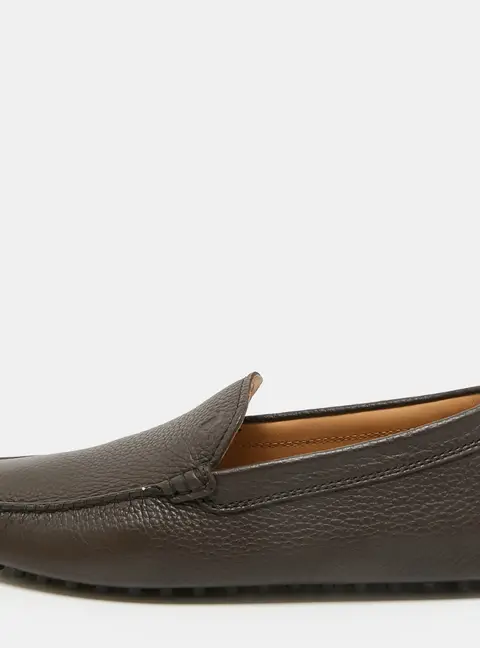 Tod's Gommino Size 40 Dark Brown Leather Driver Loafers