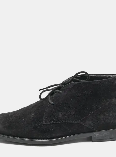 Tod's Black Suede  Ankle Length Boots Size 39.5