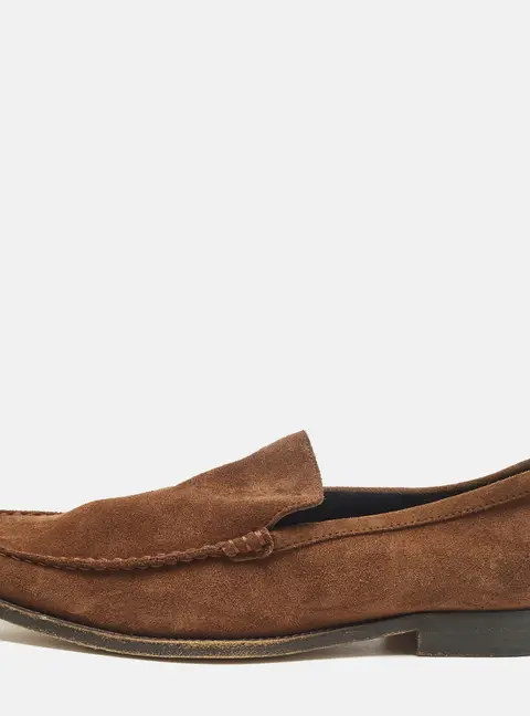 Tod's Size 41.5 Brown Suede Penny Loafers