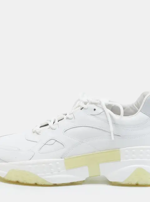 Tod's Size 40 White Leather Lace Up Sneakers