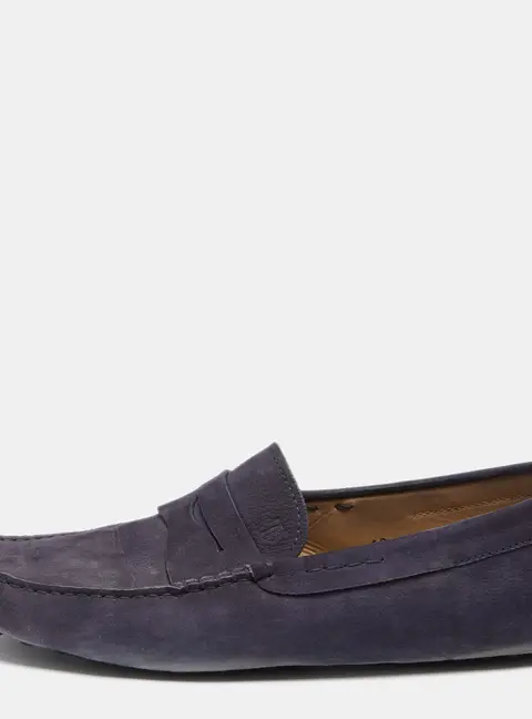 Tod's Purple Suede Slip On Loafers Size 44.5