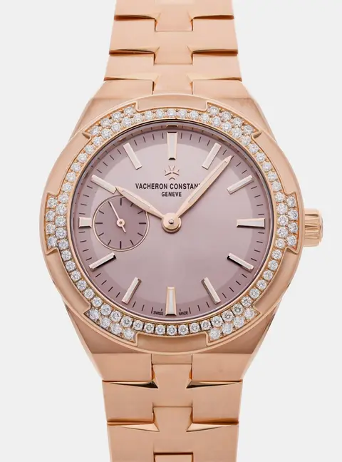 Vacheron Constantin Overseas 2305V/100R-B077 Pink 18K Rose Gold, Diamond Automatic Men's Wristwatches 37mm