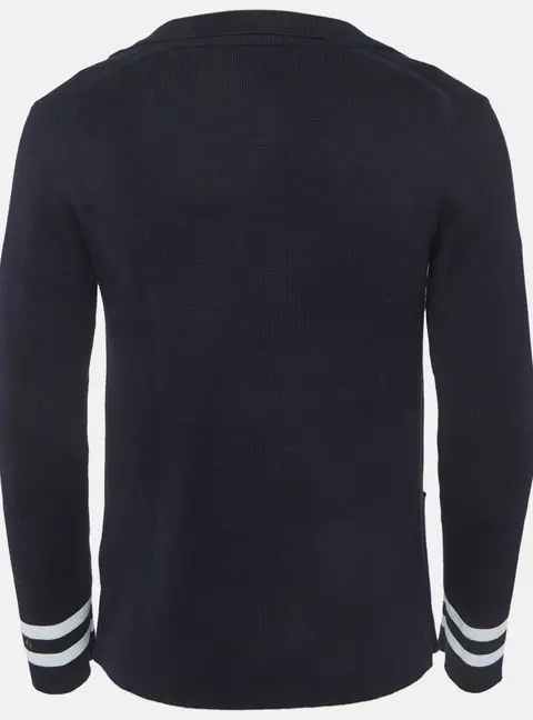 Valentino Blue Knit Sailors Jacket S