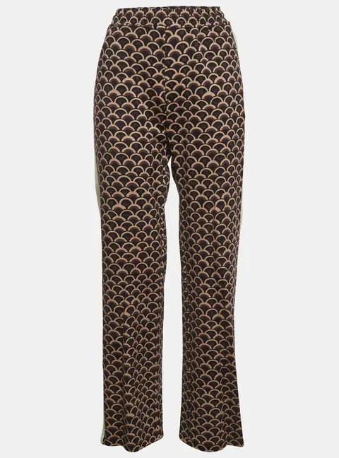 Valentino Multicolour Scallop Print Jersey Track Pants M