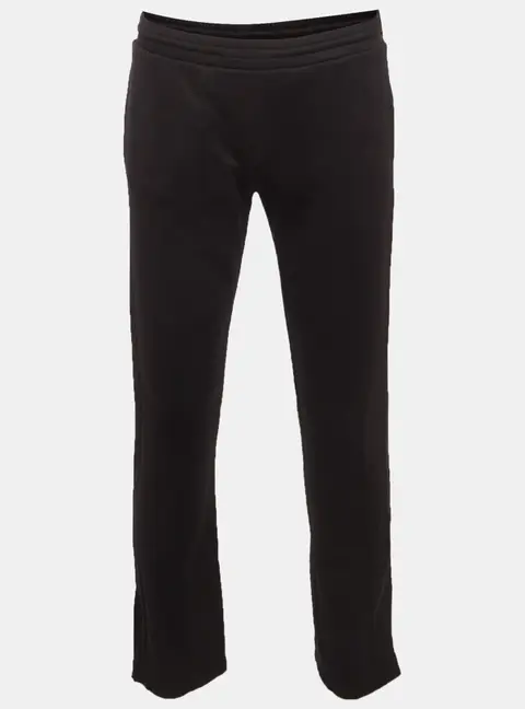 Valentino Black Jersey Straight Leg Pants M