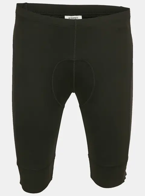 Vetements Black Printed Jersey Sports Shorts L