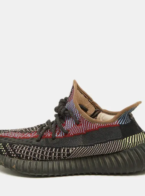Yeezy x Adidas Multicolor Knit Fabric Boost 350 V2 Yecheil (Non-Reflective) Sneakers Size 42 2/3