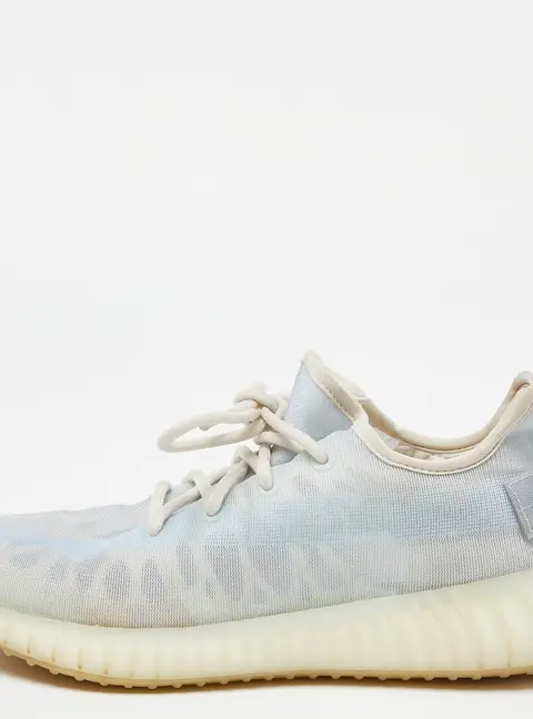 Yeezy x Adidas Blue/White Mesh Boost 350 V2 Mono Ice Sneakers Size 39 1/3
