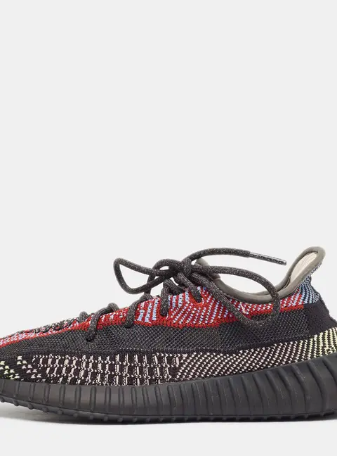 Yeezy x Adidas Multicolor Knit Fabric Boost 350 V2 Yecheil Non-Reflective Sneakers Size 40