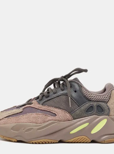 Yeezy x Adidas Multicolor Mesh and Suede Boost 700 Mauve Sneakers Size 38 2/3