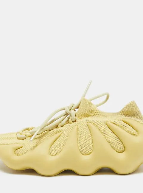 Yeezy x Adidas Green Knit Fabric 450 Sulfur Sneakers Size 38 2/3