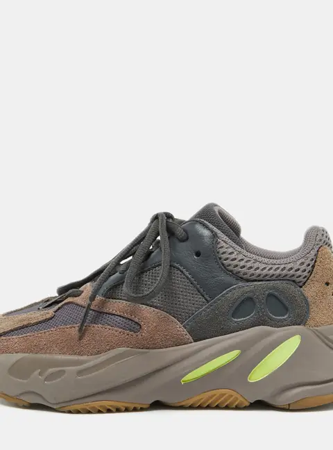 Yeezy x Adidas Boost 700 Size 38.5 Multicolor Leather, Mesh and Suede Low Top Sneakers