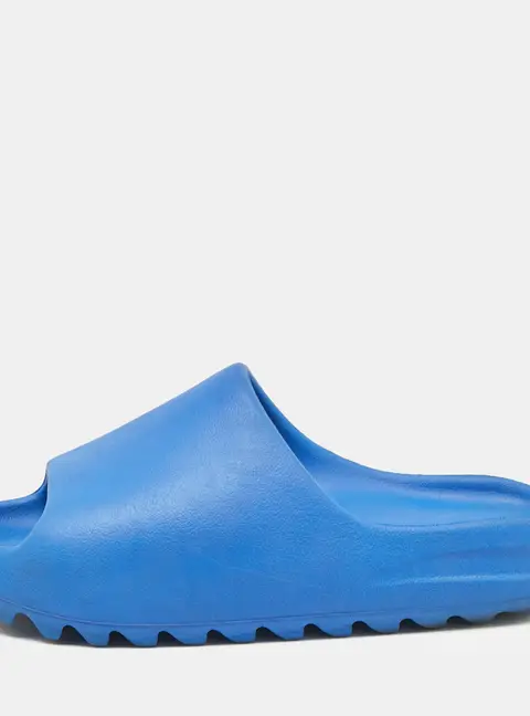 Yeezy x Adidas Slide Size 44.5 Blue Rubber Slide Sandals