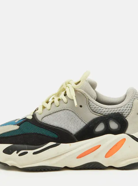 Yeezy x Adidas Multicolor Mesh and Leather Yeezy 700 Wave Runner Sneakers Size 39 1/3