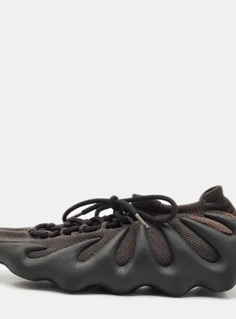 Yeezy x Adidas Grey Knit Fabric and Rubber Yeezy 450 Stone Teal Sneakers Size 44 1/3