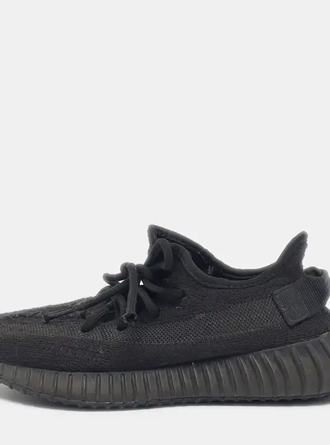 Yeezy x Adidas Black Knit Fabric Boost 350 V2 Onyx Sneakers Size 36 2/3