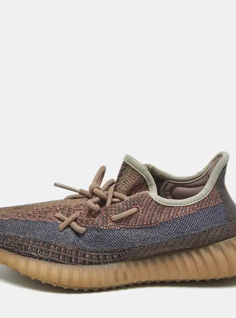 Yeezy x Adidas Multicolor Knit Fabric Boost 350 V2 Fade Sneakers Size 40