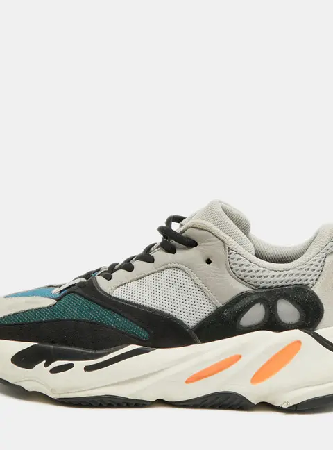 Yeezy x Adidas Boost 700 Size 44 Multicolor Mesh Suede Wave Runner Low Top Sneakers