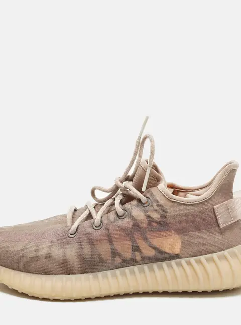Yeezy x Adidas Boost 350 V2 Mono Mist Size 45 1/3 Light Purple Mesh Lace Up Sneakers