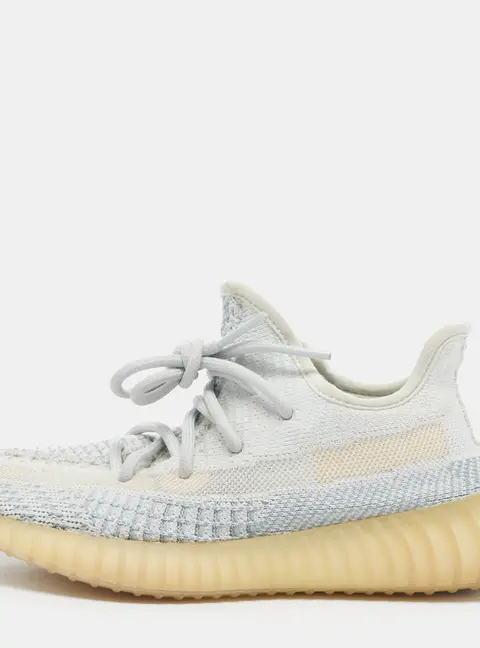 Yeezy x Adidas Boost 350 V2 (Non-Reflective) Size 36 Two Tone Knit Fabric Low Top Sneakers