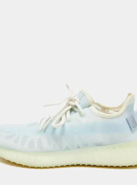 Yeezy x Adidas Boost 350 V2 Mono Ice Size 39 1/3 Blue Mesh Low Top Sneakers