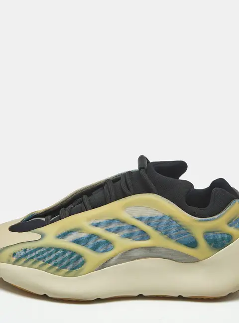 Yeezy x Adidas 700 V3 Kyanite Size 44 Multicolor Knit Fabric and Rubber Low Top Sneakers