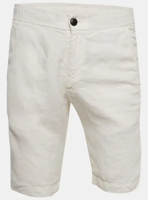 Z Zegna White Linen Short S