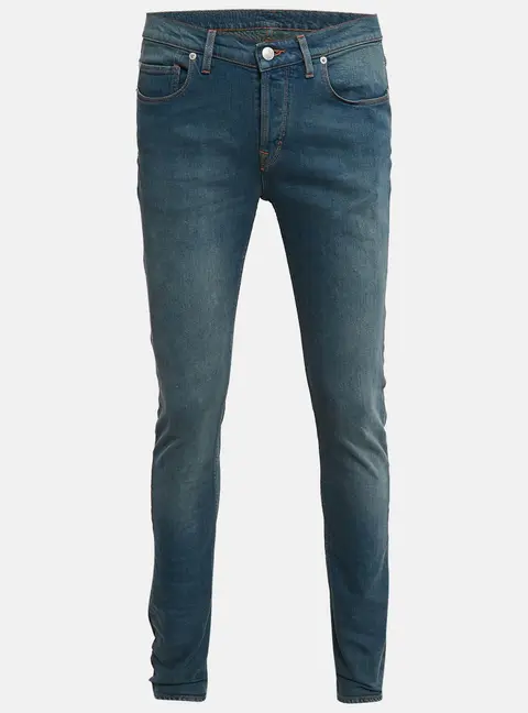 Zadig & Voltaire Blue Brushed Denim David Jeans L Waist 32.5"