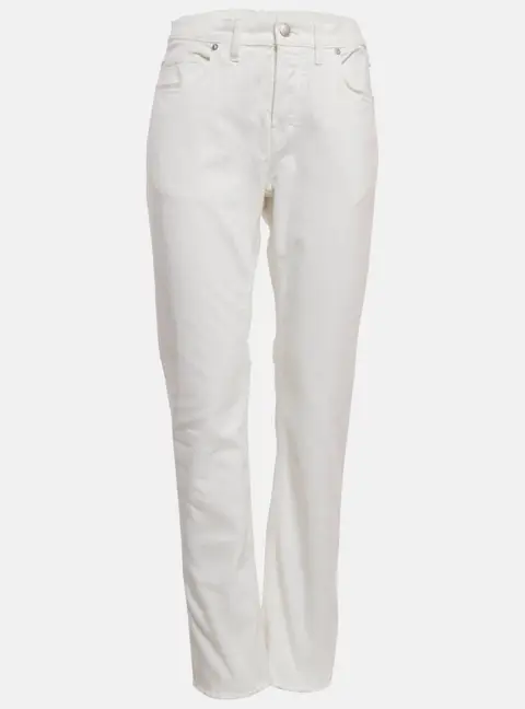 Zadig & Voltaire White Denim David Crop Jeans M Waist 32"