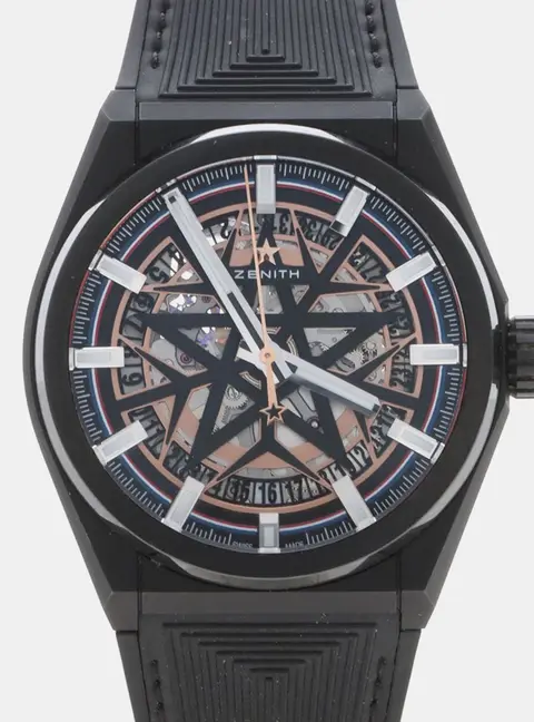 Zenith Defy Classic Fusalp Limited Edition 49.9000.670 -1/22.R797 Automatic Black Skeleton Dial Black Ceramic Men's Wristwatch 41mm