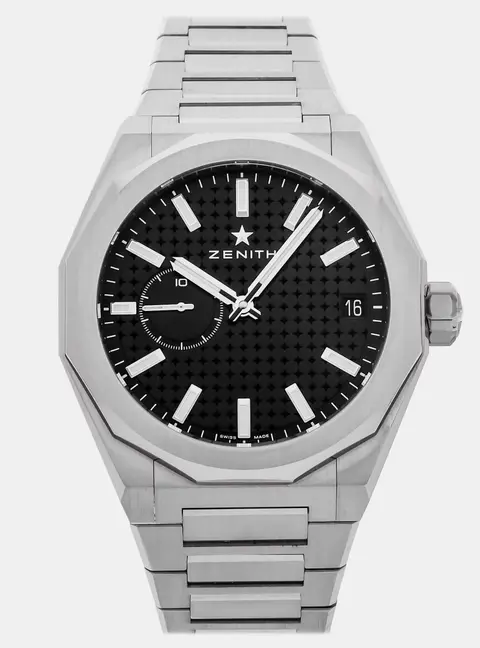 Zenith Defy Skyline 03.9300.3620/21.I001 Black Stainless Steel Automatic Men's Watches 41mm