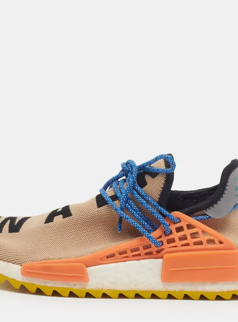 Adidas NMD HU Pharrell Human Made Size 40.5 Beige Knit Fabric Low Top Sneakers