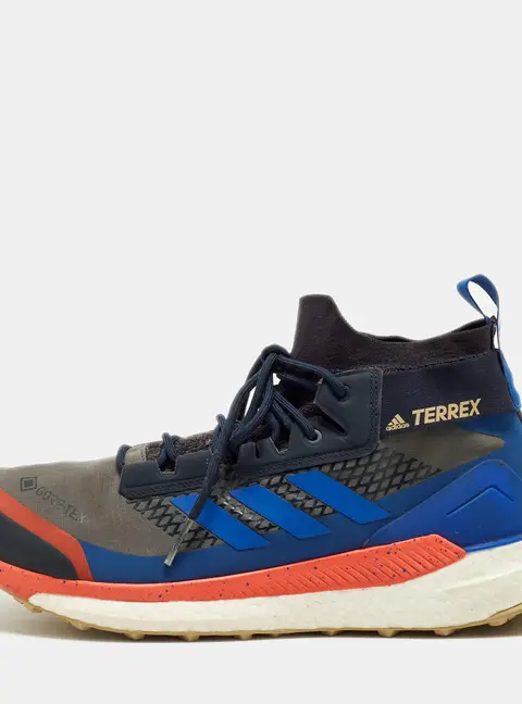 Adidas terrex Size 46.5 Multicolor Fabric and Rubber Free Hiker GTX hiking High Top Sneakers