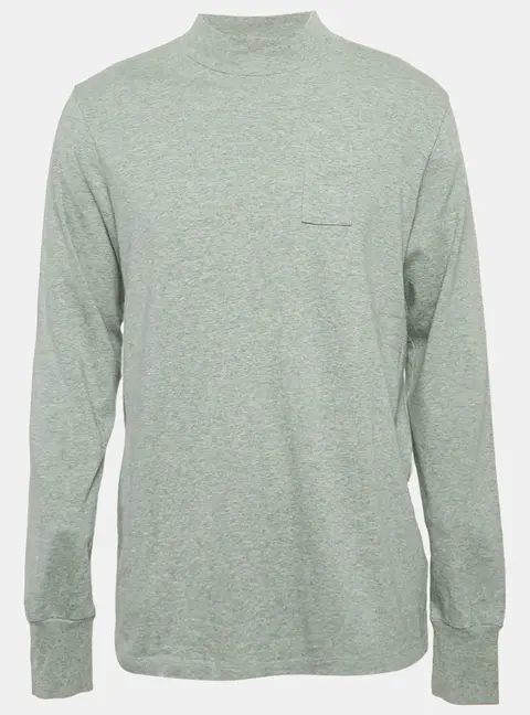 Aime Leon Dore Grey Cotton Knit Sweatshirt S