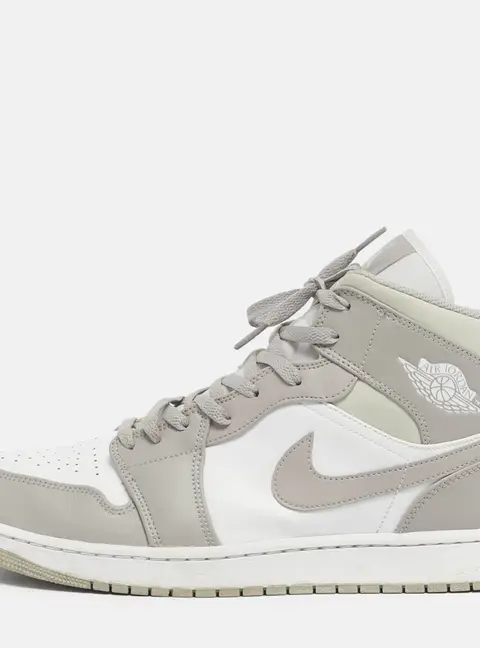Air Jordans Air Jordan 1 Size 47.5 Multicolor Leather and Suede Mid Top Sneakers
