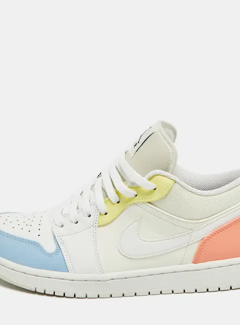 Air Jordans Jordan 1 To My First Coach Size 45.5 Multicolor Leather Low Top Sneakers