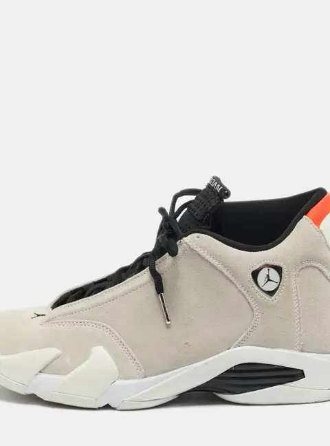 Air Jordans Jordan 14 Retro Desert Sand Size 44 Beige Suede High Top Sneakers