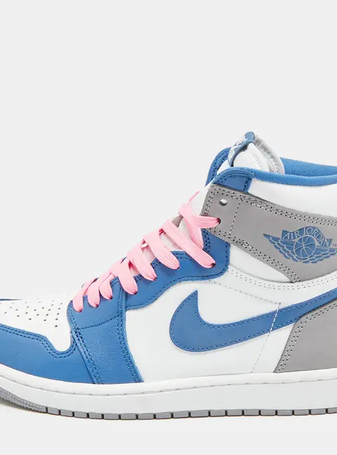 Air Jordans Jordan 1 Retro OG True Blue Size 43 Multicolor Leather High Top Sneakers