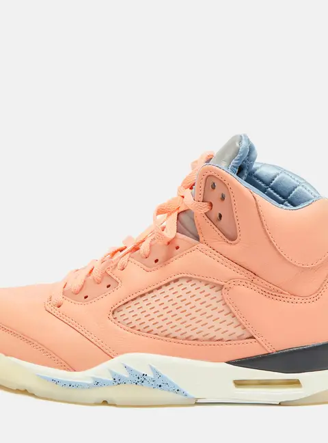 Air Jordans Jordan 5 Retro DJ Khaled We The Best Crimson Bliss Size 47.5 Coral Orange Leather High Top Sneakers