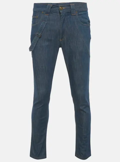 Alexander McQueen Blue Denim Skinny Jeans S/Waist 32"