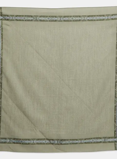 Dunhill Green Cotton Handkerchief