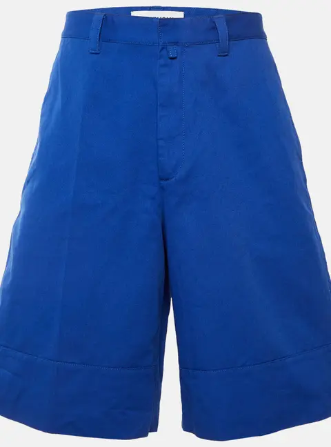 Ambush Blue Cotton Wide Shorts M/Waist 33"